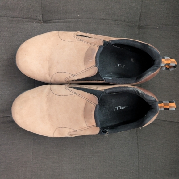 Merrell Kids Brown Slip-On Loafers Shoes Size 6 Jungle Moccasin - Picture 2 of 6